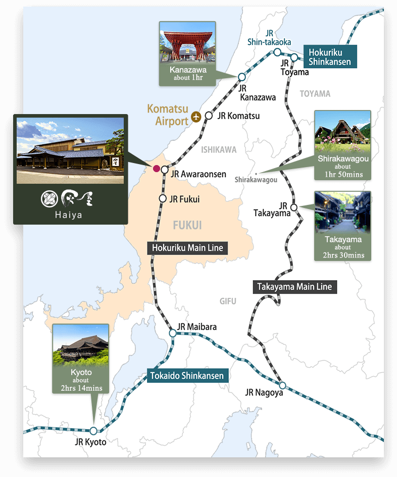 Haiya Fukui Map