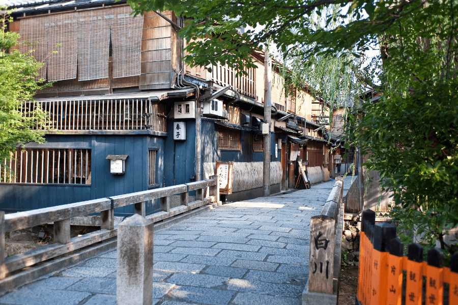 Traditional Japanese Streets With Wonderful Architecture