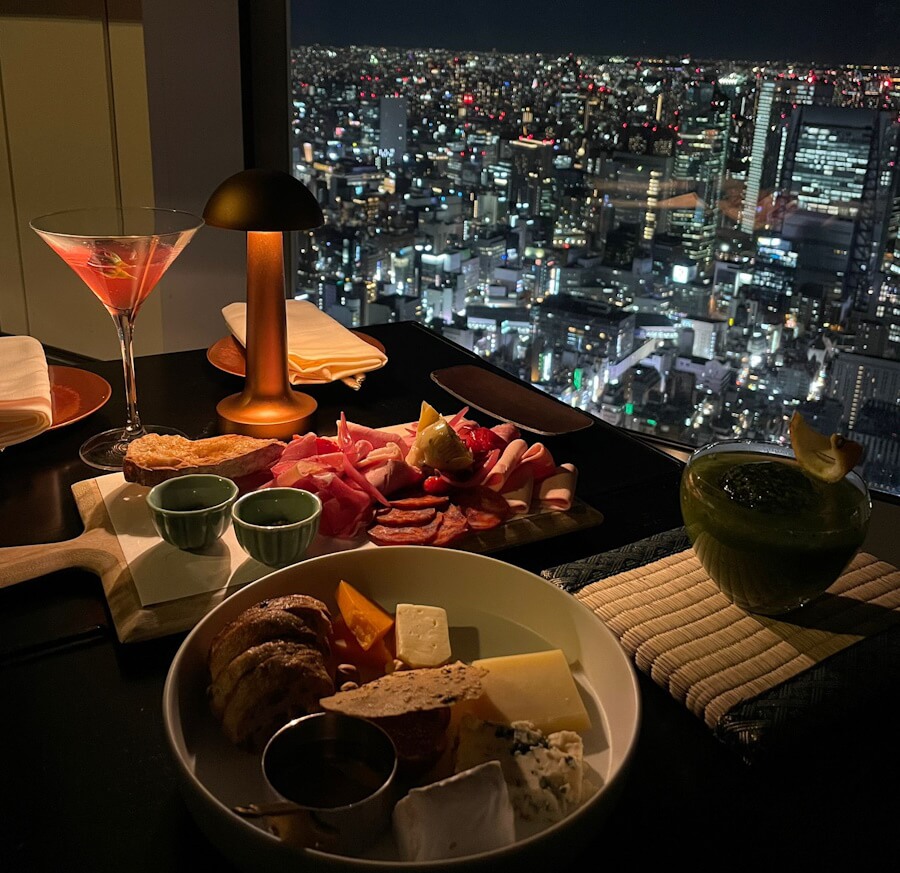 Andaz Tokyo Toranomon Hills Rooftop Bar Dinner